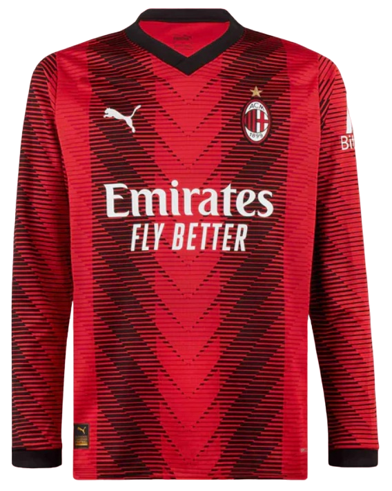 Camisa I Milan 2023 2024 Puma oficial manga comprida